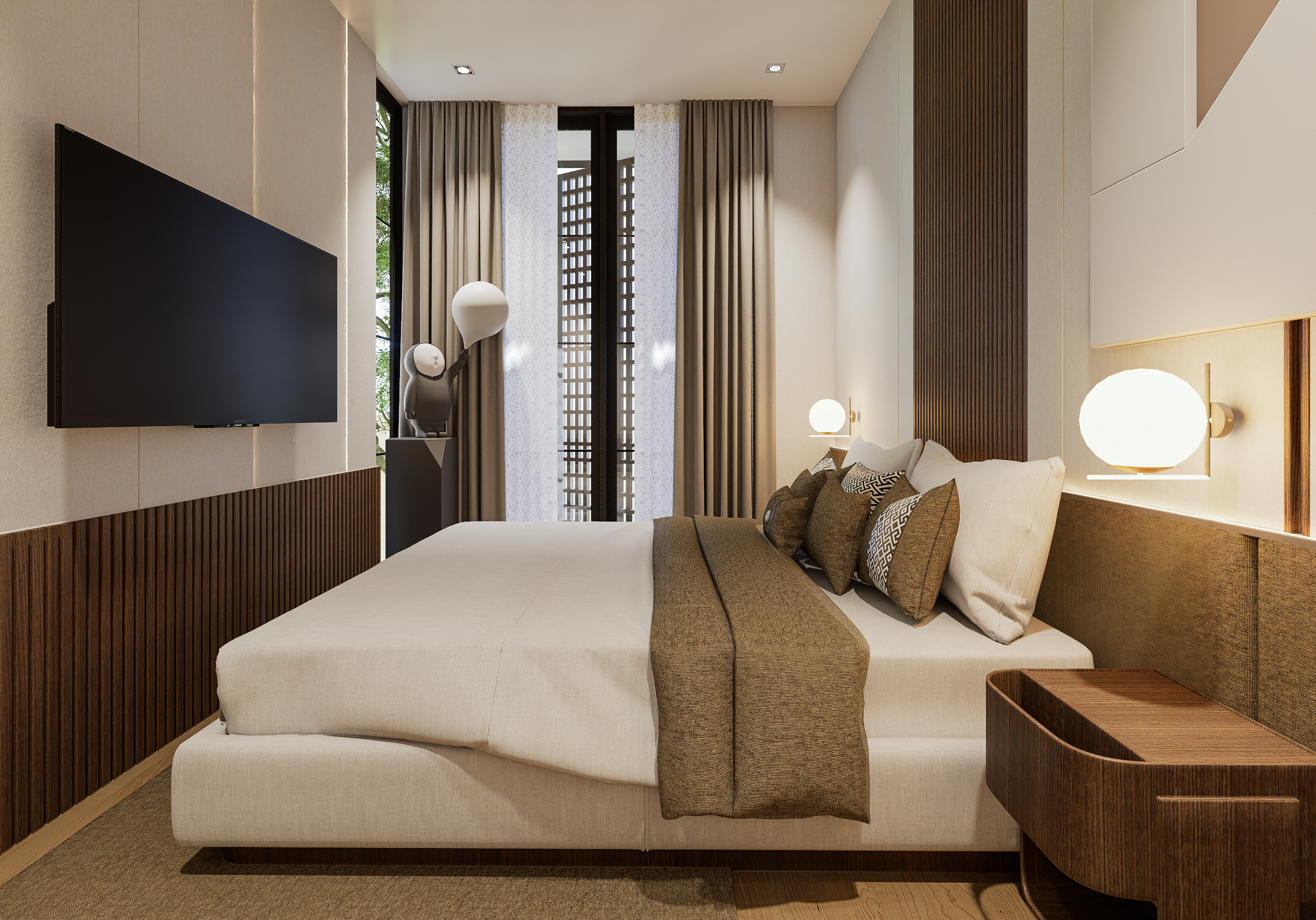 Luxury residential living space